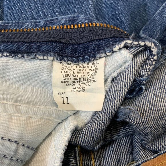 Vintage LEE RIDERS Womens Jeans Sz 11 High Waist Blue Denim Mom Rise 80s 90s - Picture 4 of 10